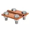 lp-55911-cu EKF - Зажим универсальный полоса 30 - прут 10 (пластина 57x57мм) Cu PROxima